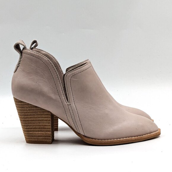 Jeffrey Campbell Women Rosalee Ivory Leather Western Cowboy Boots size 7.5 - Picture 9 of 12